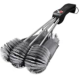 Kona 360 Clean Grill Brush – Powerful Grill Cleaner & BBQ Grill Brush for Outdoor Grill – Safe, Bristle BBQ Brush Grill Scraper, Accessory for Easy 30 Second Grill Cleaning - 18 Inch Long Handle