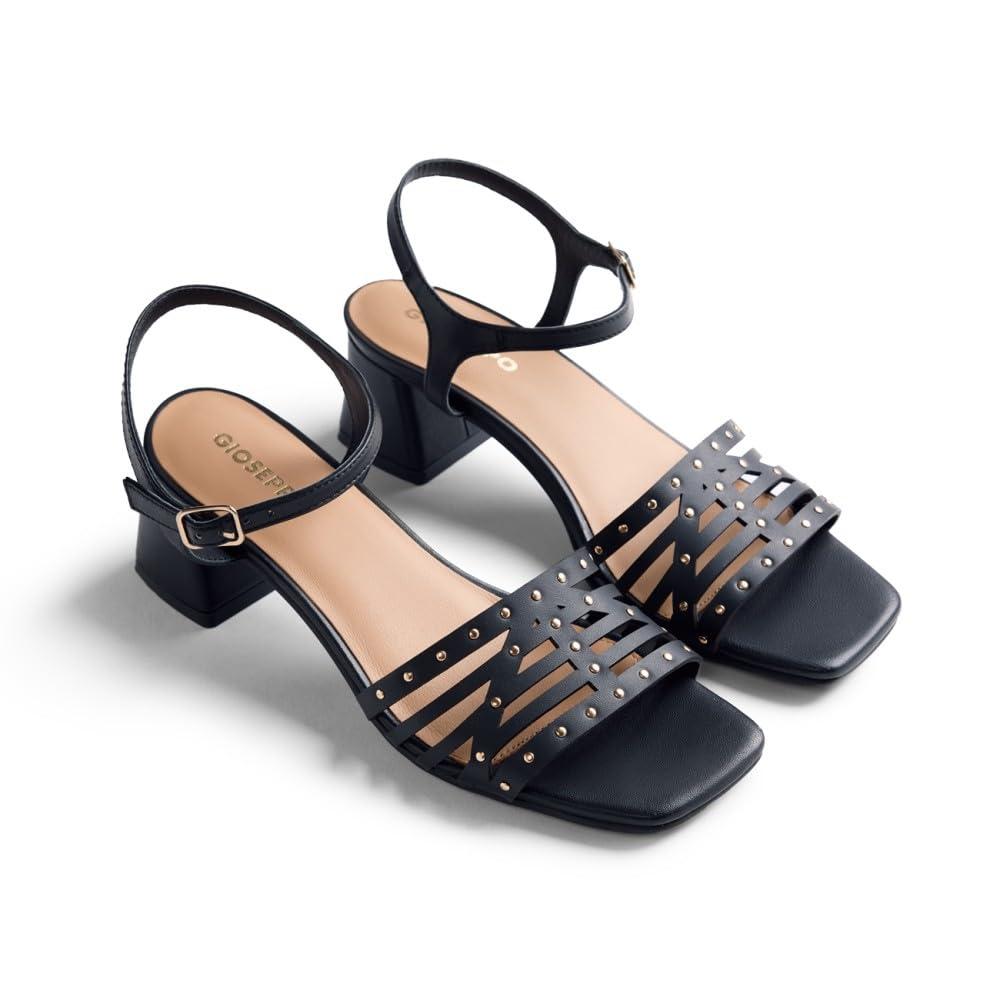 GIOSEPPO BAIS, Women's T-Strap, Black, 39 EU