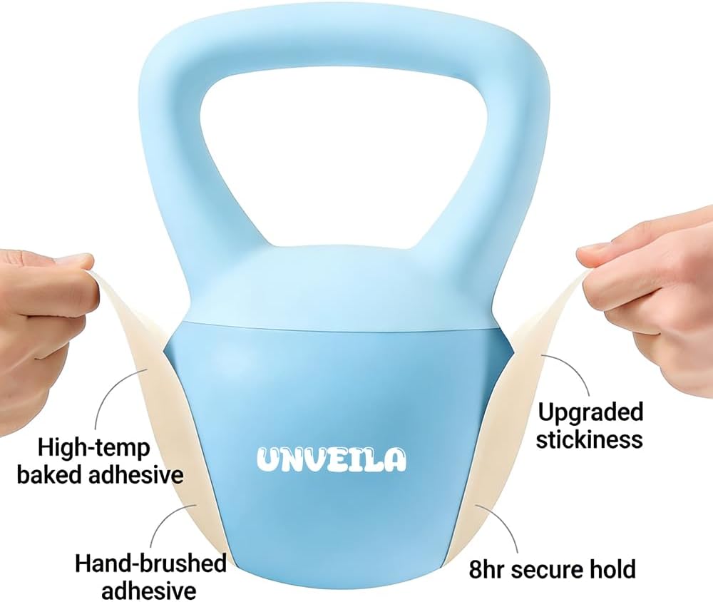 Breathable Sticky Pasties Silicone Reusable Nipple Covers for Women Sticky Boobs No Show for A-C Cups