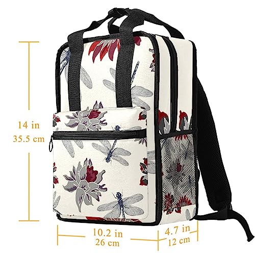 Sac à dos libellule multicolore 35cm pour l'école primaire - 5