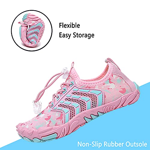 Image of Quickshark Kids Water Shoes Boys Girls Barefoot Aqua Socks Outdoor Indoor Quick Dry Sandals Lightweight Slip On Walking Sneakers for Beach Pool Swim (Little Kid /Big Kid)