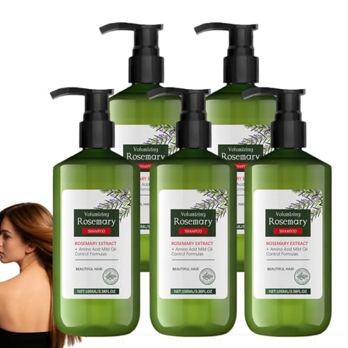 Shampoing bio romarin anti-chute et épaississant pour cheveux fins lot de 5