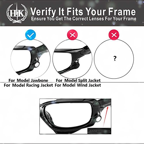Lentes de repuesto para Oakley Jawbone soluciona tus cristales rayados de gafas de sol de hombre 6