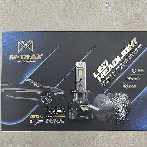 Image of M-Trax H4 2 Pcs 120W LED Headlight Set (H10)