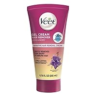 Vista 1 de Veet Crema Gel Depilación, Fórmula para Piel Sensible 6.76 fl oz (6.8 fl oz)
