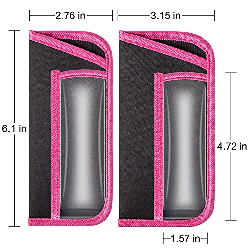 Image of TRIUMPH VISION Reading Glasses Pouch Eyeglass Sleeve Soft Case Slim 3 Pack | Alternative to Bulky Case Lightweight,Neoprene Lined Padded Protect Optical lens Slip in, Cute Pattern Portable for Daily Use