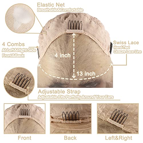 Lakaisa #613 Blonde Human Hair Wig Straight 13x4 Glueless Lace Front Wig Virgin Unprocessed Transparent Plucked Natural Hairline Baby Hair For Women 24 Inch - Image 3