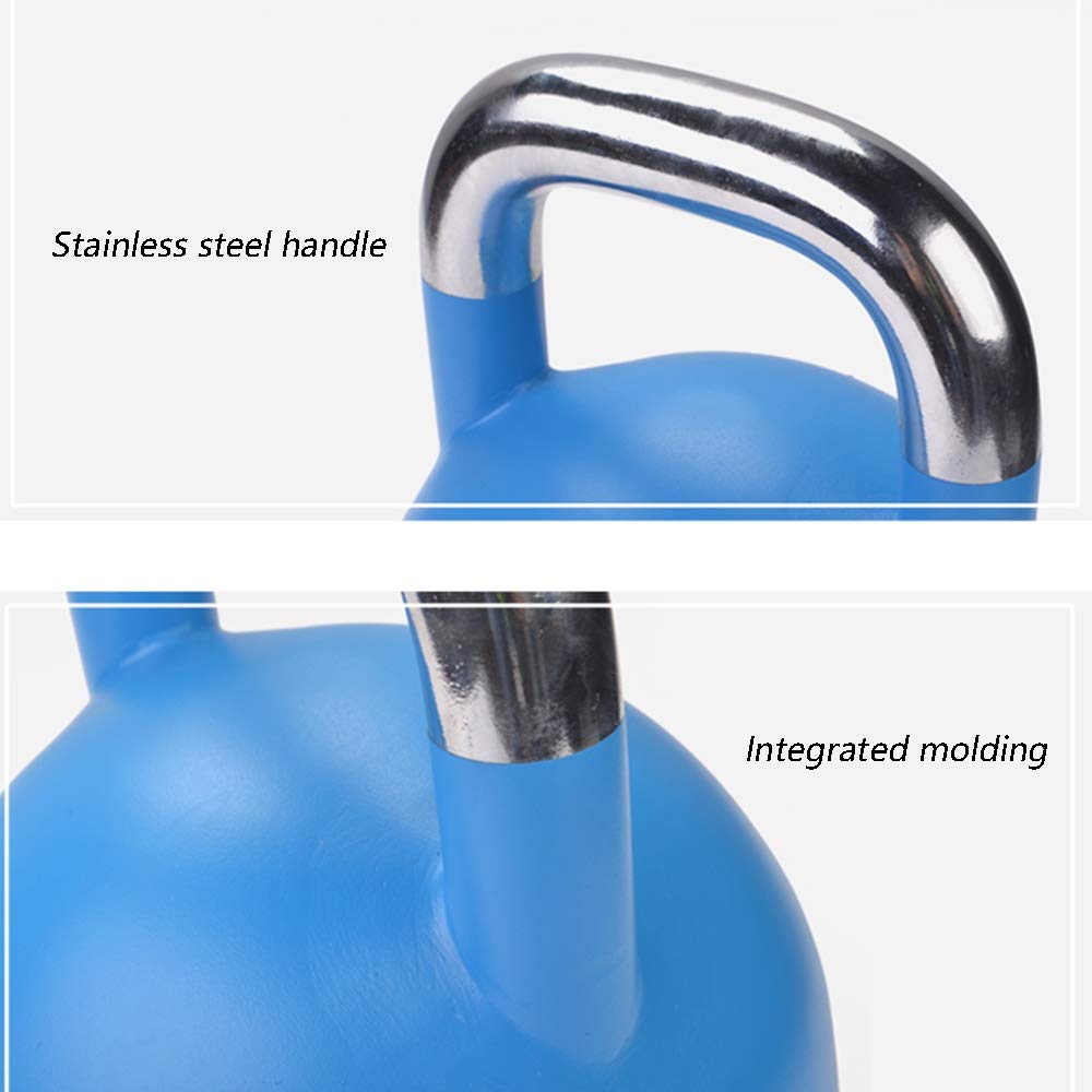 Kettlebell HUAHUA Colorato Fitness, USA di Alta qualità Ad Alta Densità Fusioni in Acciaio Attrezzature Fitness, Pesi: 4kg, 6kg, 8kg, 12kg, 16kg, 20kg, 24kg, 28kg (Size : 6kg)