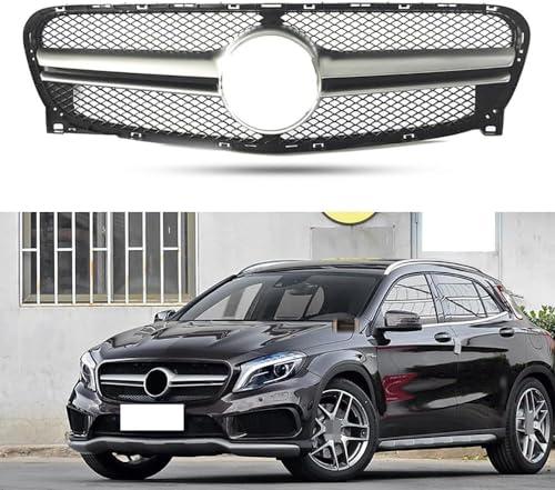 Calandres Avant Radiateur Benz GLA X156 Grille Pare-Chocs GLA200 GLA250 GLA45 Maille Nid Abeille