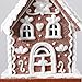 Gingerbread House Christmas Decorations - 1PC Clay Dough Cookie and White Color House with Led Light Ornaments for Tabletop Holiday Party Home Decoration