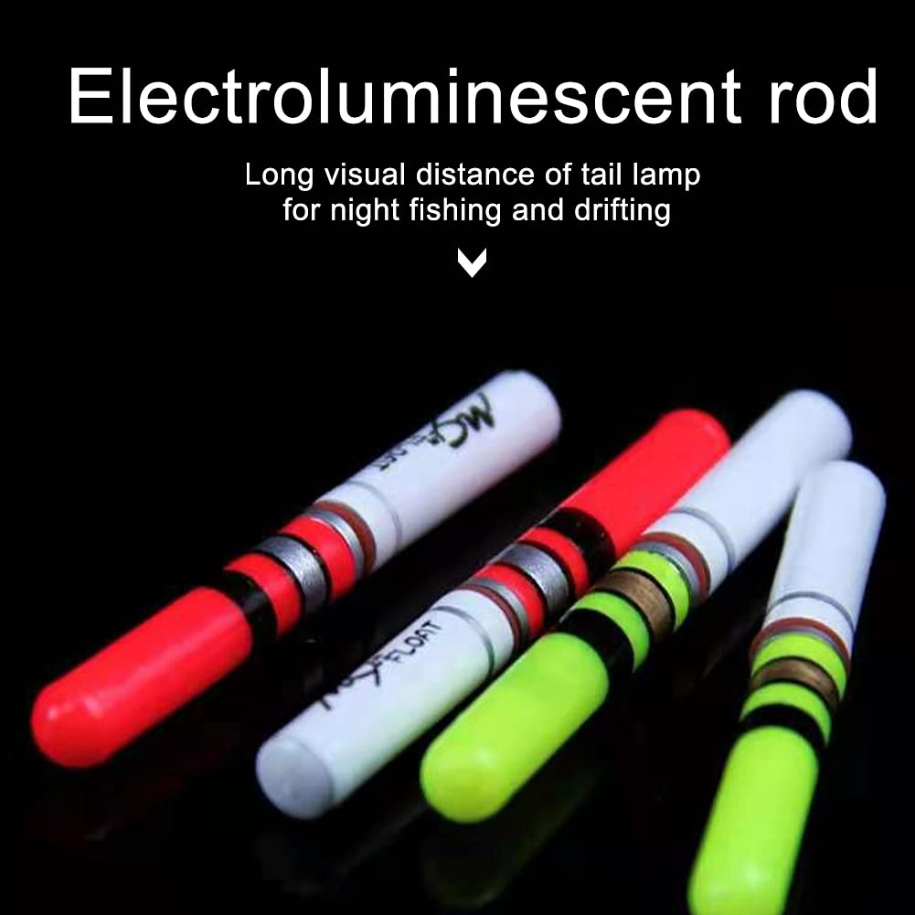 Juego De 5 Flotadores De Pesca Con Luz LED Fazvncv – Alta Visibilidad Nocturna, Impermeable Y 30h De Duración Para Pescar En Lago, Río O Mar