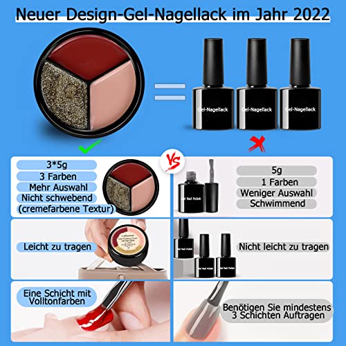 Smalto per unghie in gel crema solido Smalto per