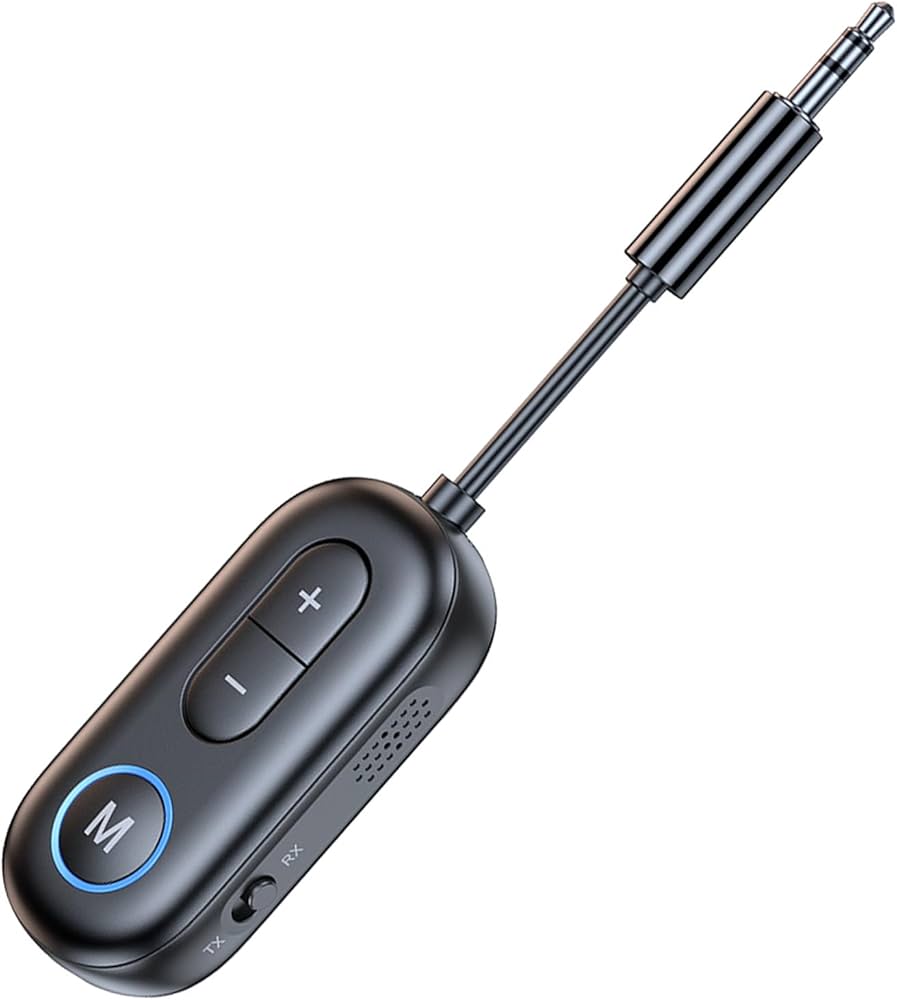 JINSERTA Bluetooth 5.4 Airplane Transmitter Adapter for Airpods or