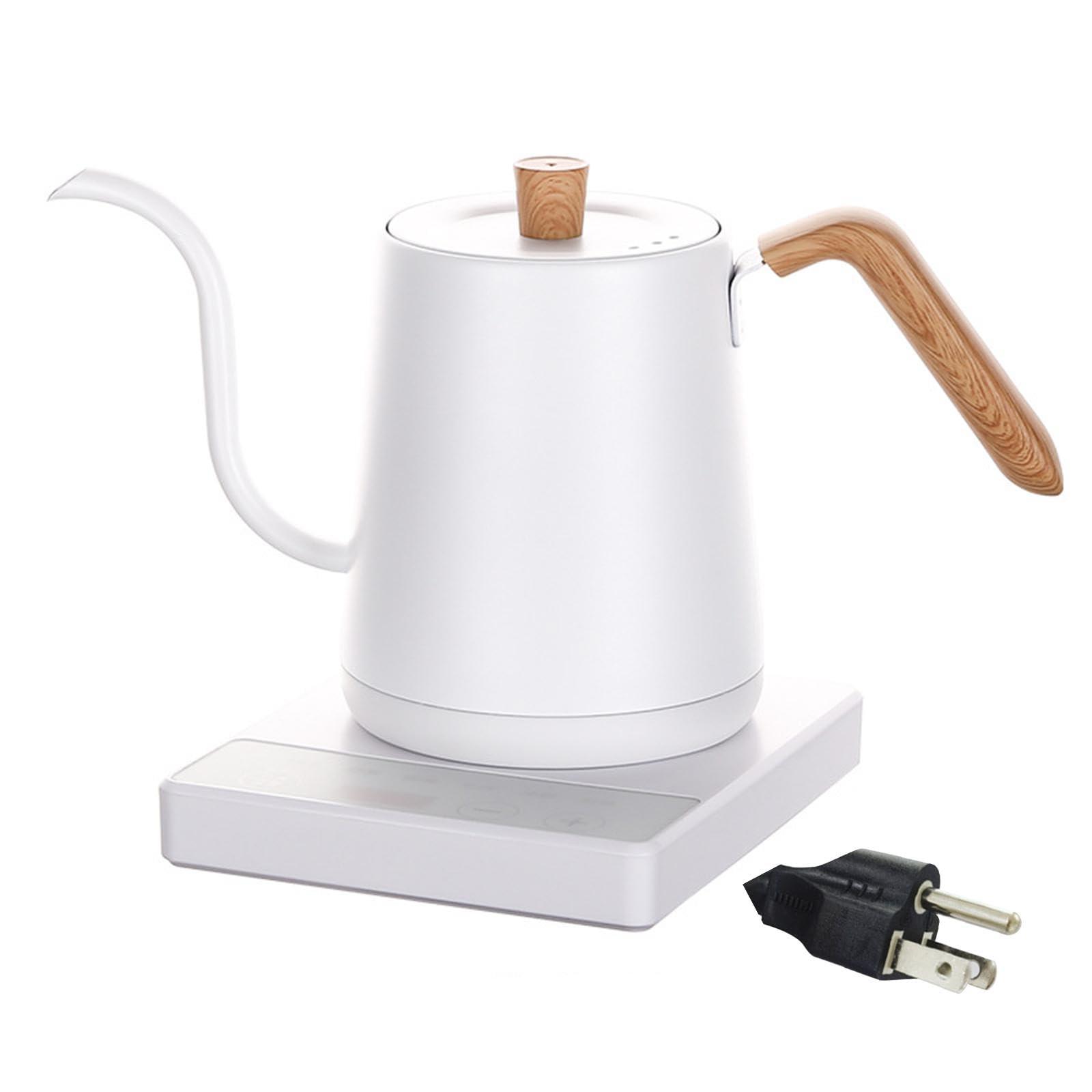 Electric Kettle Stainless Steel Multifunction for Kitch | Electric Kettle Stainless Steel Multifunction for Kitchen Outdoor Restaurant white 800Ml-image-44