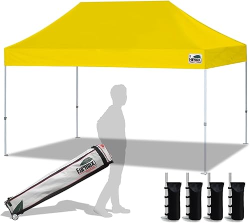 Miniatura 7 de Eurmax Smart - Toldo desplegable de 10 x 10pies para festivales al aire libre, portón trasero, eventos, tienda de artesanías toldo instantáneo con 1