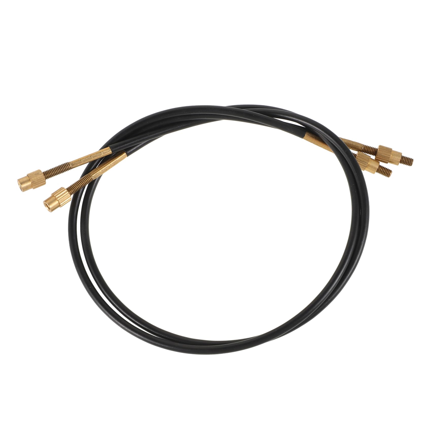 ERINGOGO 2pcs Bass Accessories Tail Cord for Bass Guitar Knob Bass Drum Beater 4/4 Bass Tailpiece Bass Accessory Kit Steel Tail Rope for Bass Drum Sticks Bass Drum Mallet Black Steel Wire