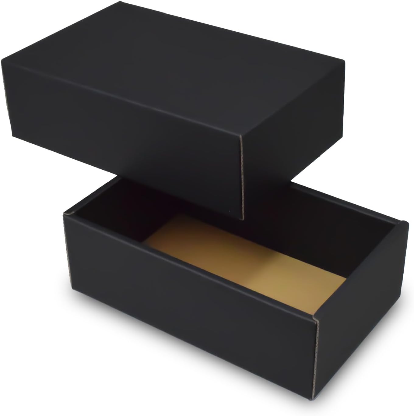 横井パッケージ ダンボール 組立箱 黒 (No.42) 25組セット