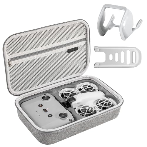 DJI NEO Accessories Kit Combo with Hard Shell Carrying Case Drone Gimbal Protective Cover Battery Protector (Only for DJI RC-N2 / RC-N3 Controller)