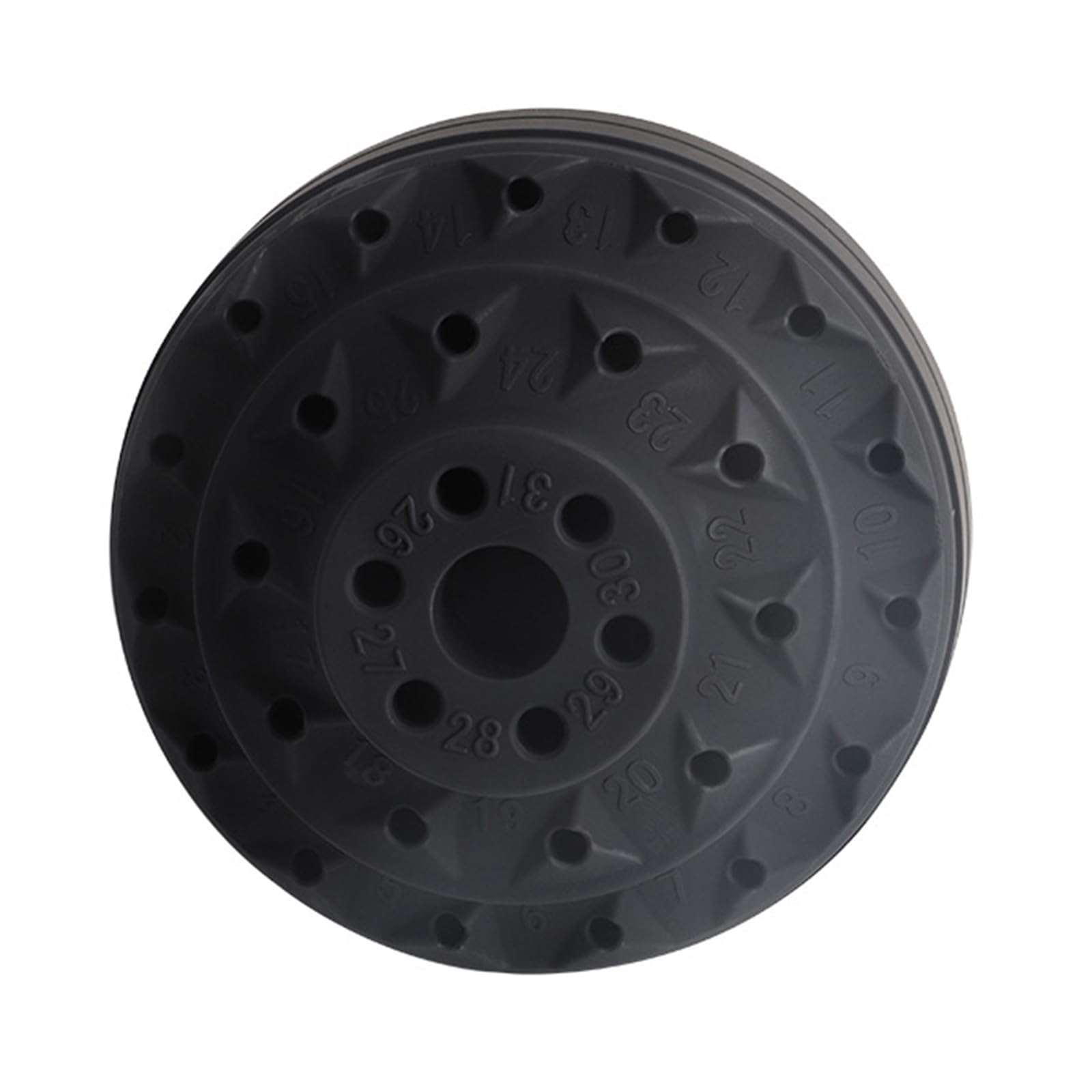 Rotating Tool Organizers Rotary Tool Bit Holder for Easily Access Internal Layers Organization Rotating Storage Box