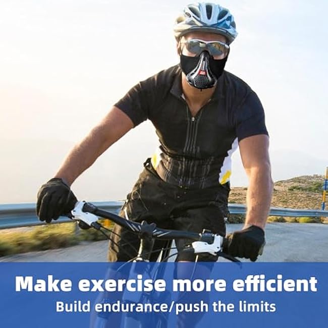 High Altitude Mask,Workout Training Mask£¬Training Mask- Suitable for Gym, Cardio, Fitness, Running, Endurance and HIIT Training