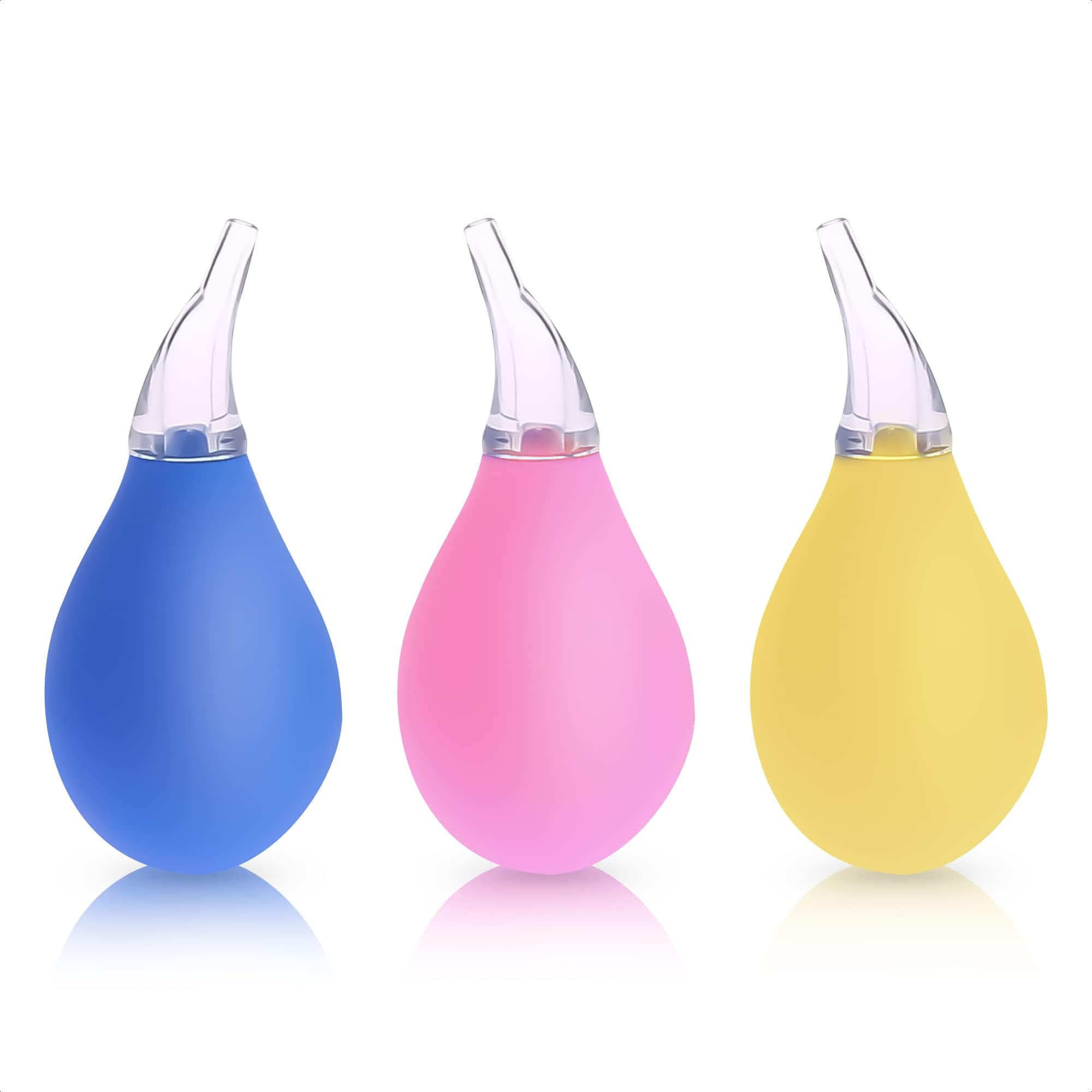 Bulb Syringe Week Old Stuffy Nose 3pcs Nasal Aspirator For Baby