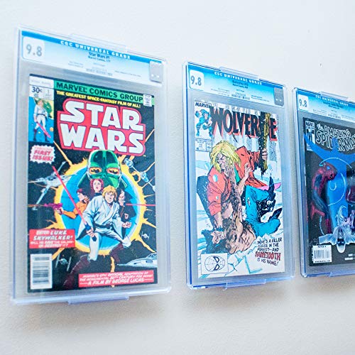 Collectormount CM00014_SML Comic Mount 4 Pack, Comic Book Shelf Stand Or Wall Mount Display thumb #7