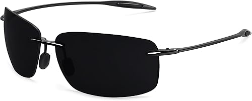 Miniatura 83 de JULI - Lentes de sol deportivos para hombres y mujeres, marco sin montura Tr90 para correr, pesca, golf, surf, conducción, MJ8009