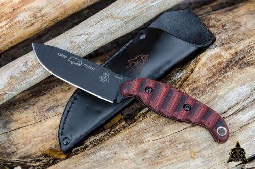 Tops Knives Red Viper Scout Fixed Blade Knife