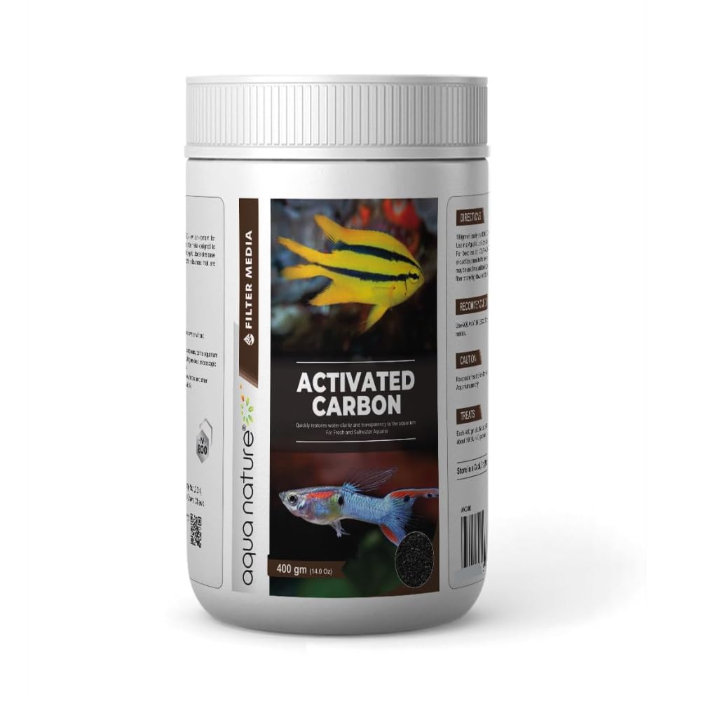AquaNature Activated Carbon Quickly restores water clarity and transparency to The aquarium for Fresh & Saltwater Aquarium (400g) (B0BXHKFZ39) Amazon Price History, Amazon Price Tracker