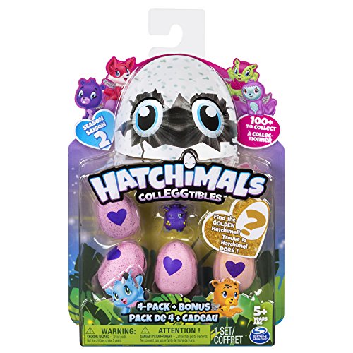 Preisvergleich Produktbild Hatchimals 6041338 - Hatchimals Colleggtibles, 4 Pack + Bonus S2