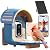 WLNYUGS Smart Bird Feeder with Camera, 2.5K UHD Bird Feeder Camera Solar Powerd, Sensitive AI Identification, Instant Alerts Capture Video, IP66 Waterproof for Outdoor, Ideal Gift, Blue