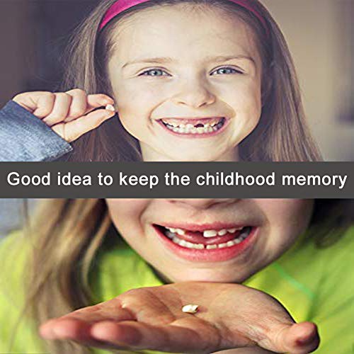 Baby Tand Save Box, Kids Tooth Keepsake Box, Houten Keepsake Organizer voor Baby Tanden, Leuke Kinderen Tandencontainer met Pincet en Lanugo Fles om het Childhood Memory door DesignerBox (Boy) te bewaren - Image 6