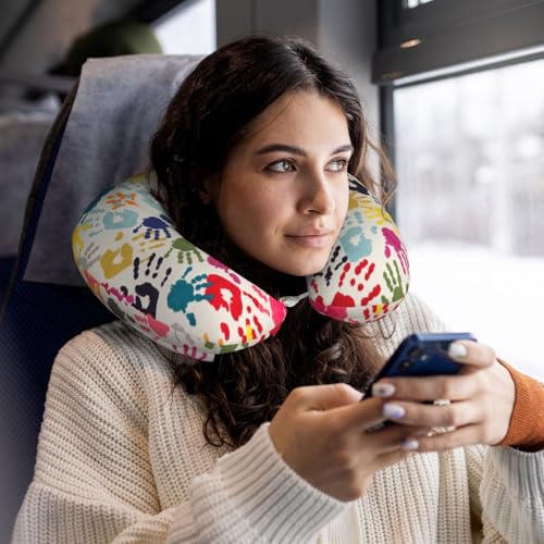 Almohada de Viaje Negro de Fibra de Poliéster miniatura 6