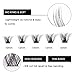 Lash Clusters 144 Pcs Individual Lashes Clusters Eyelash Extensions False Eyelashes DIY Lash Extension Reusable False Eyelashes Natural Look Mix 10-16mm-DM01