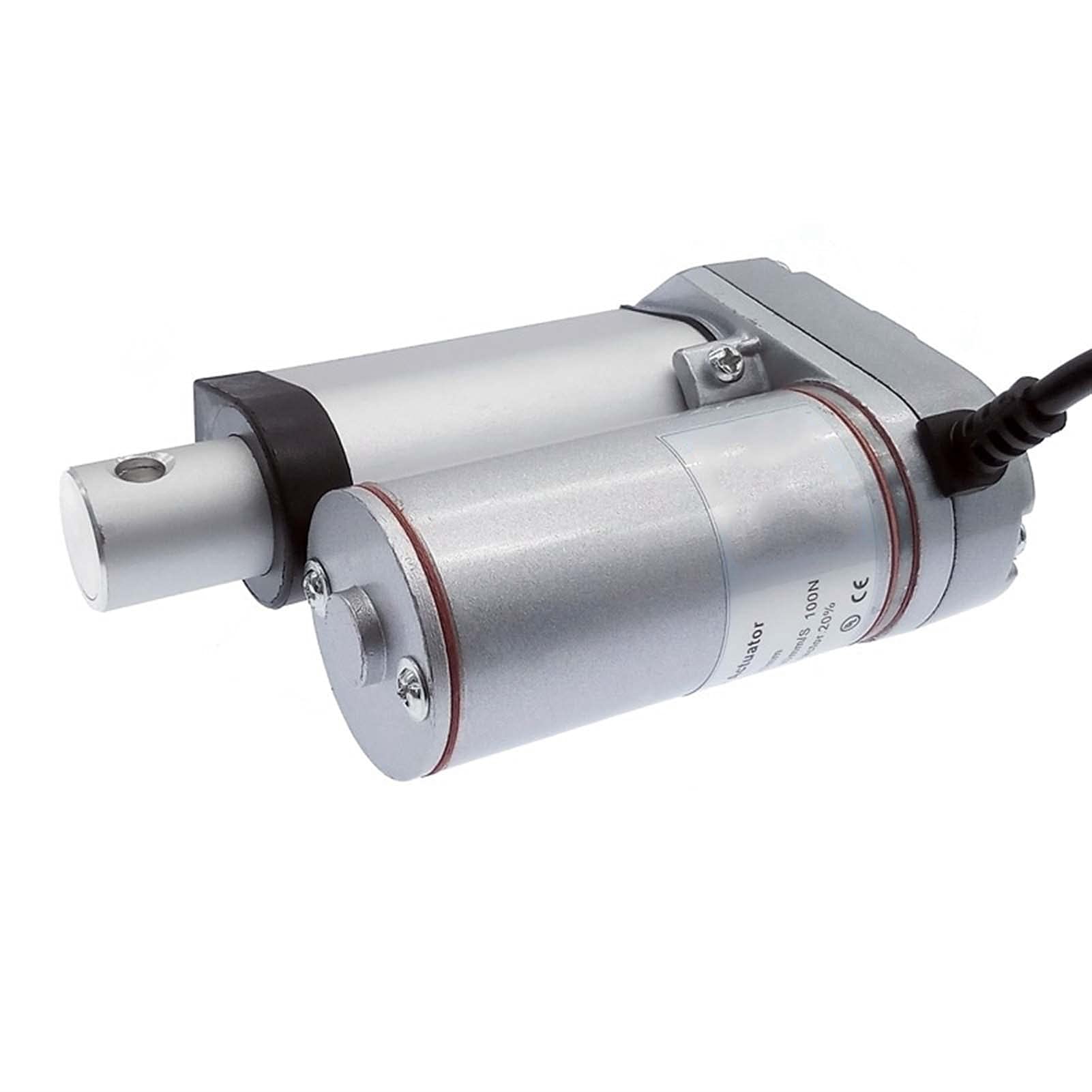Pangyoo PYouo-attuatore lineare Motore DC 12V / 24V, Corsa da 350 mm, attuatore lineare Elettrico, Controller di Movimento lineare 100-1500n (Speed(RPM) : 24V 1500N 4mm s