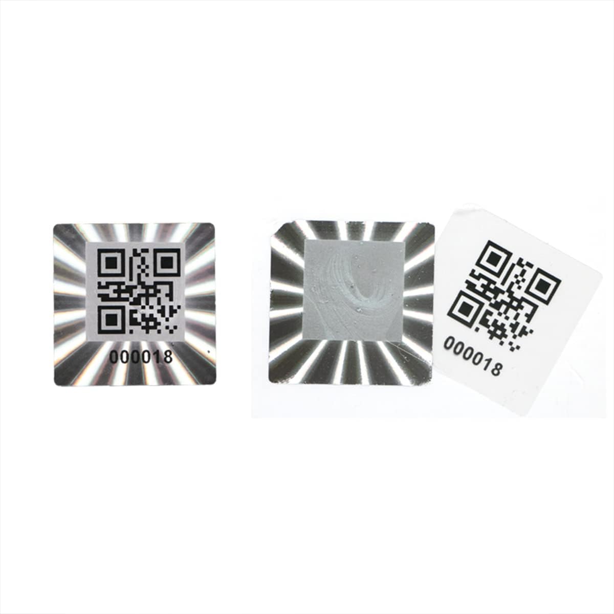 300pcs Hologram QR Code Labels, Tamper-evident Security Seal Sticker,Warranty Void Tamper Proof Labels with Unique Sequential Serial Numbering(1x1inch) - Image 7