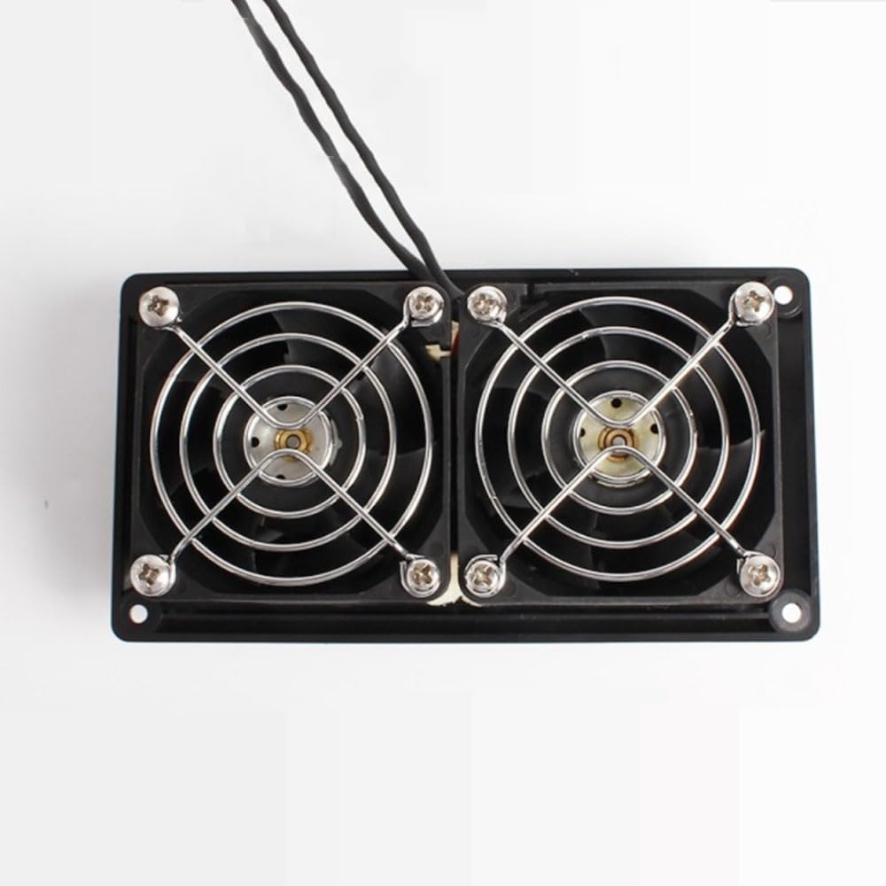 Motorhome Car Fan, 12V Side Exhaust Air Vent Ventilation Fan for RV Marine Trailer Boat Yacht Black
