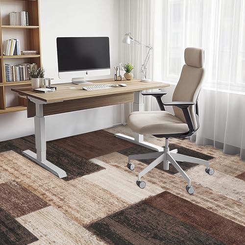 Tapis doux chocolat 200x300 pour sol froid de salon - 7
