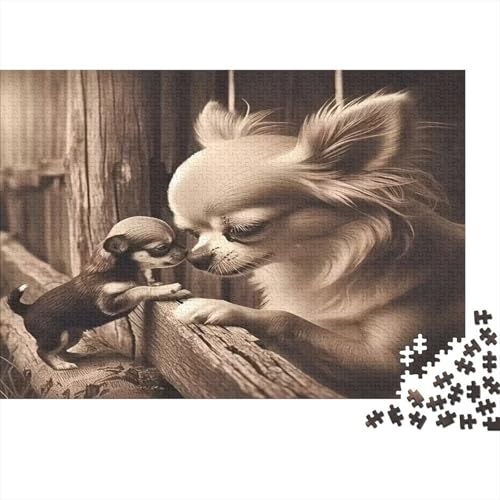 Puzzle de cachorros de 1000 piezas con encaje perfecto para relajarse