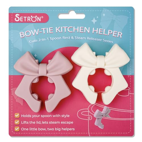Cute Silicone Spoon Rest & Lid Lifter for Stove Top
