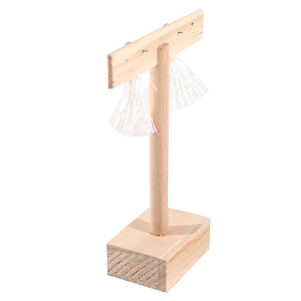 Expositor de Pendientes de Madera en Forma de T para Joyas