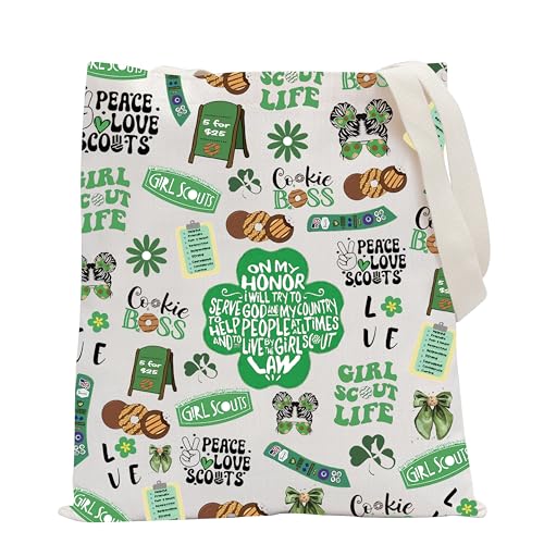 POFULL Girl Troop Leader Tote Bag Adventure Lover Squad Gift
