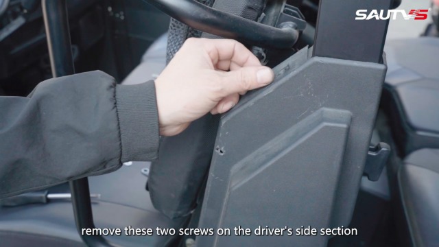 Amazon.com: SAUTVS Aluminum Front Half Door Inserts Panels Kit for