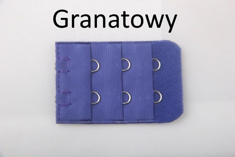 Krótka przedłużka do stanika, dwa zaczepy 2 haftki Model P441 Granatowy