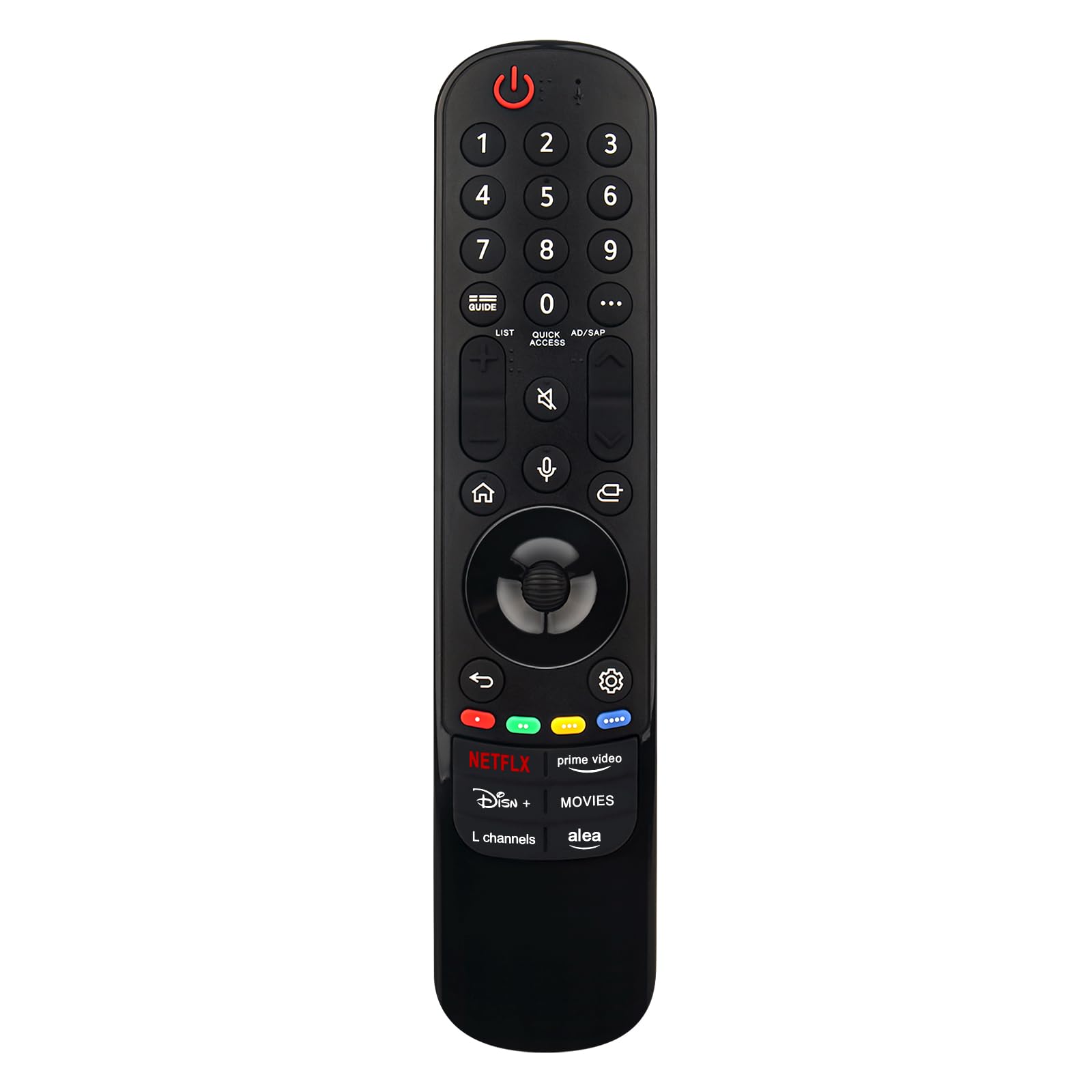 MR24GA AKB76045005 Magic Remote di ricambio con riconoscimento vocale compatibile con tutti i televisori LG 2024 OLED65C4PUA 75UT8000AUA 86UT8000AUA 65QNED90TUA 75QNED90TUA 86QNED90TUA OLED83G4WUA