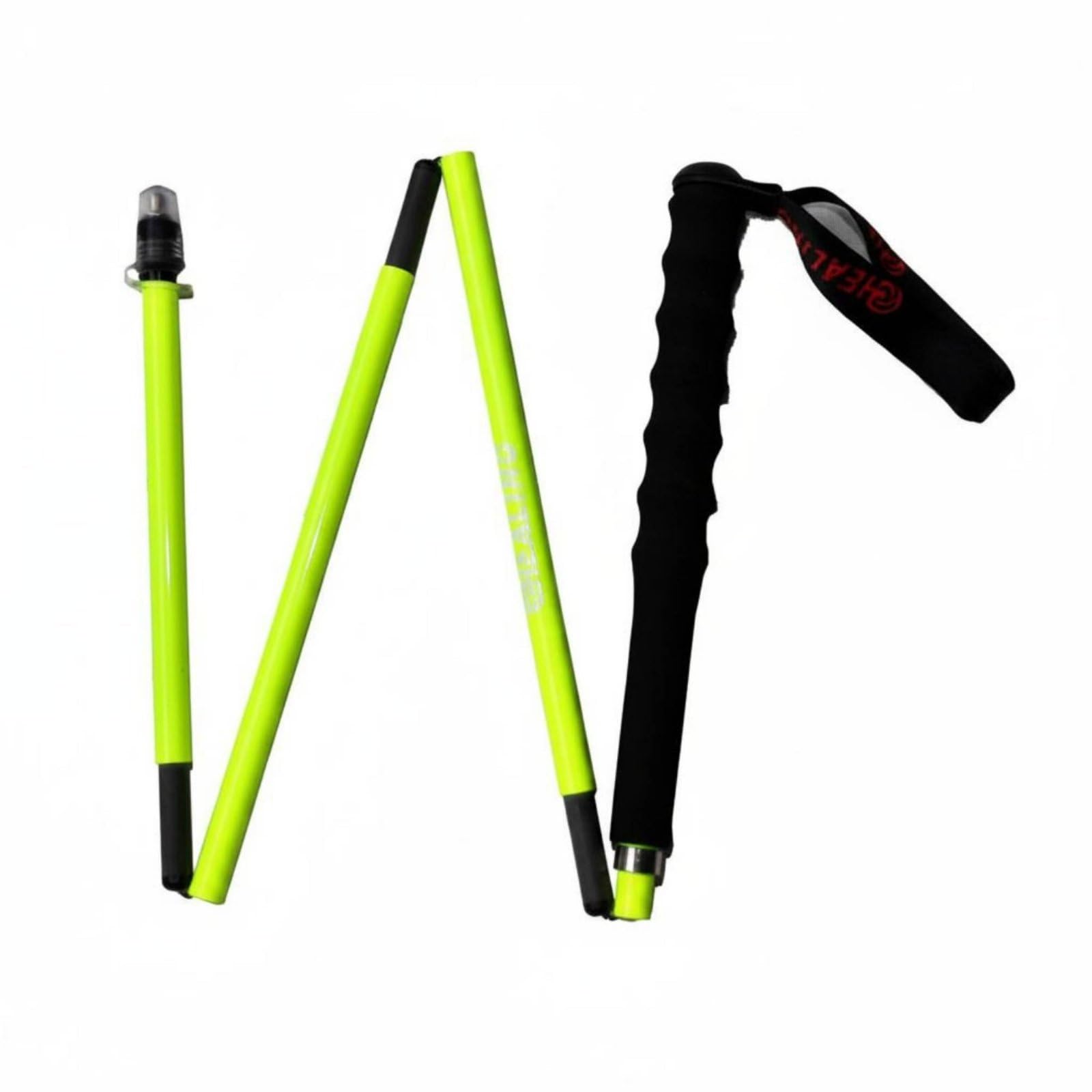 BNF® Foldable Carbon Fiber Trekking Poles Anti-Slip Folding Trekking Pole Portable Carbon Fiber Hiking Pole Compact for Mountaineering, Trail Running, 110CM-image-15