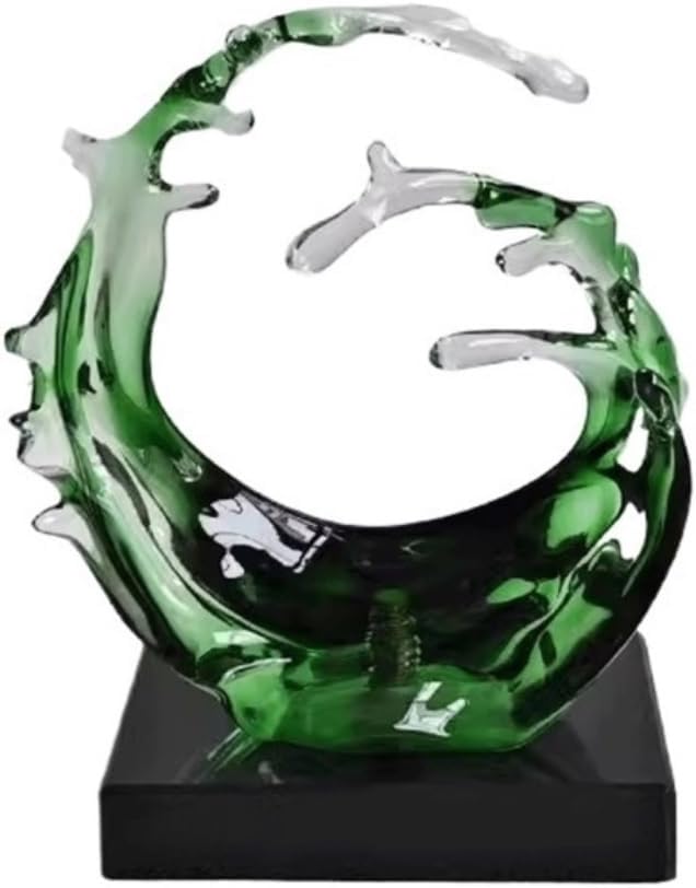 Ornaments, Decorative Items in The Foyer Living Room TV Cabinet Transparent Resin and Foam Sculpture,Room Decor