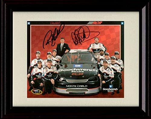 Dale Earnhardt & Richard Childress Racing Team Autograph Promo Print - Framed Print