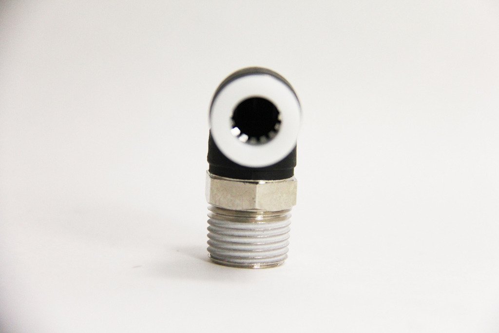 Mindman PL3/8-N3UT Pisco Fitting, Straight, 1/4 Tube Diameter, 1/8 Thread Size NPT