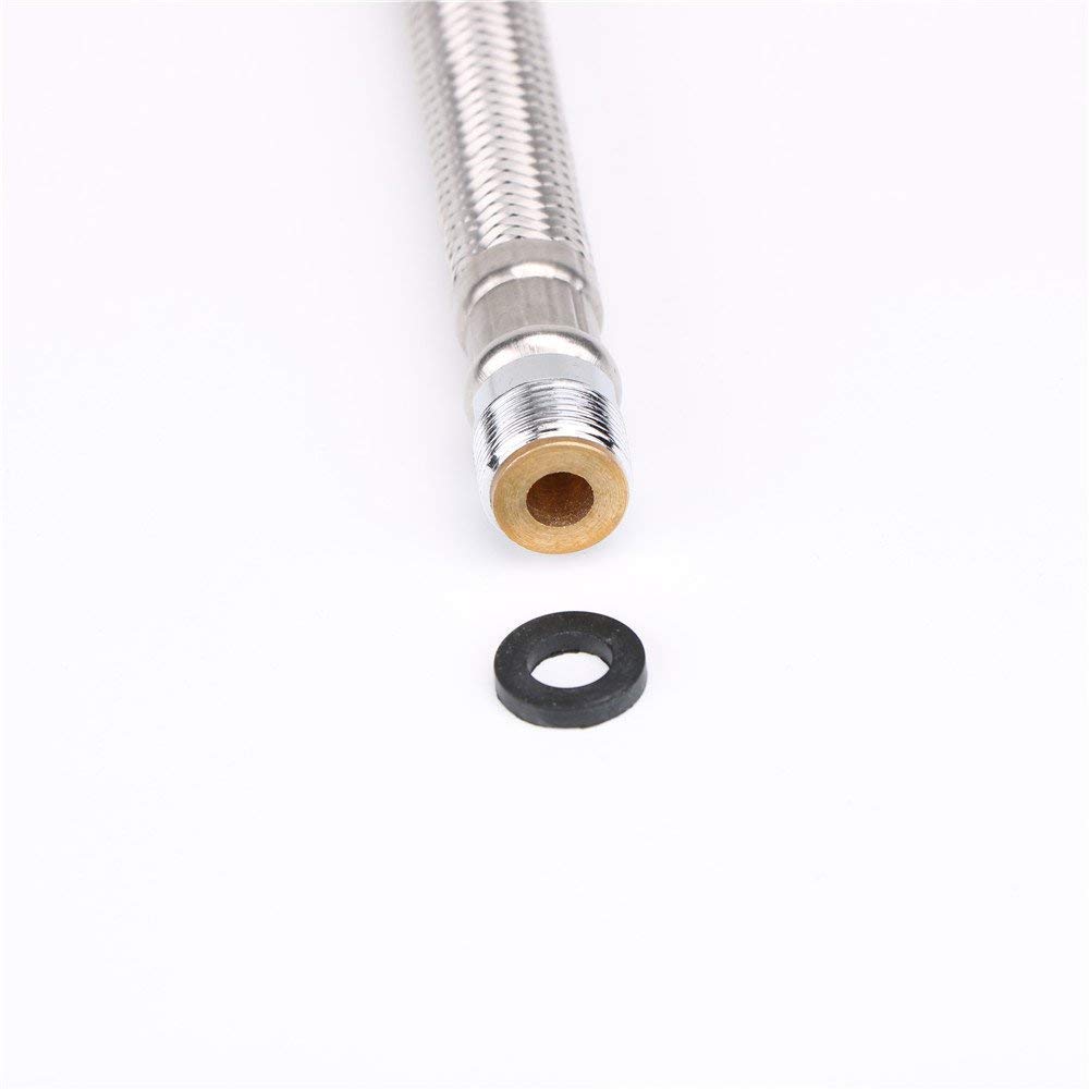 Tubo Flessibile, Coda del Drago, Parte di Ricambio for Tubo Estraibile a Molla for Rubinetto lavello da Cucina Stile Commerciale da 23,2 Pollici o 59 cm, Acciaio Inossidabile